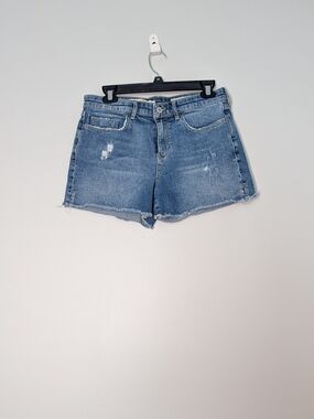EUC Pilcro & Letterpress Anthropologie Slim Boyfriend Denim Shorts, Size 27